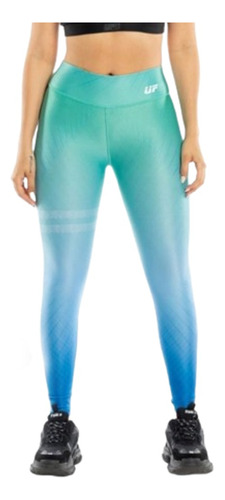 Leggins Tela Fria Anticelulitis Talle Medio Alt Verdeazul