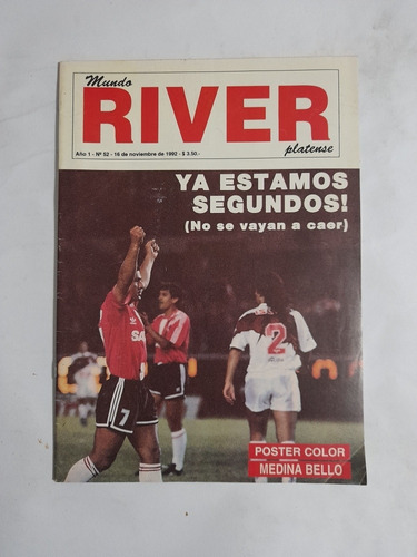 Mundo River Platense 52 .poster Medina Bello Vs Platense