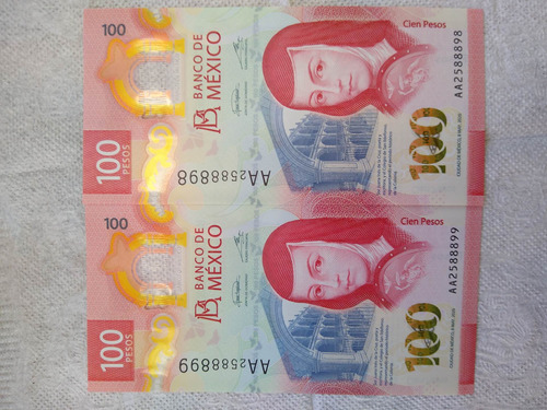 Billetes De 100 Serie Aa 