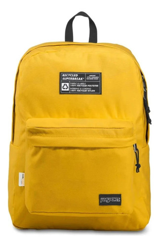 Mochila Jansport Amarilla 26 L Autoguardable Reciclada