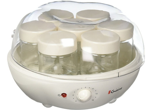 Eurocuisine Ym100 - Yogurt Maker Automático Con Tarros De Cr