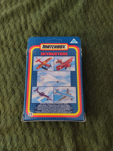 Avión Sb-11 Alpha Jet, Matchbox Skybuster 1:64 Azul (Usado)