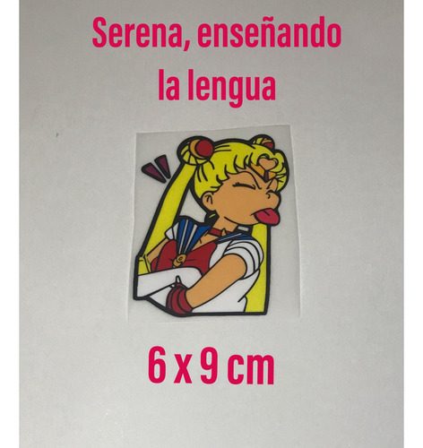 Parche Transfer Termoadhesivo Sailor Moon, Serena, Kit 3 Pzs