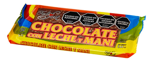 Chocolate Con Leche Y Mani 75gr Felfort Caja X 10un