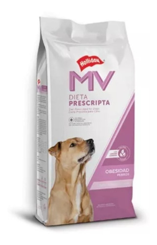 Mv Holliday Dog Obesidad X 10 Kg Mascota Food