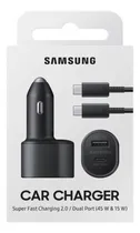 Comprar Cargador Dual De Auto Samsung 45w Para Galaxy Z Fold3 Fold 3