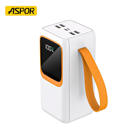 Bateria Portatil Aspor 50000mah A350 Powerbank Multipuertos