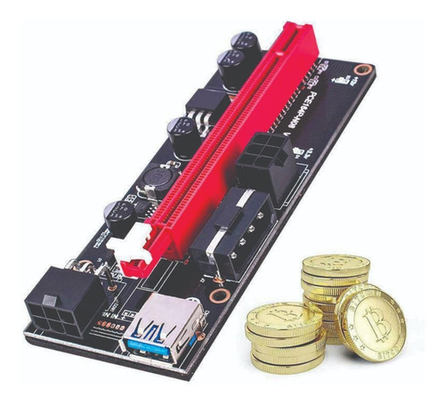 Riser Pci-e 1x A 16x Mineria Ethereum Bitcoin Usb Pci V009s