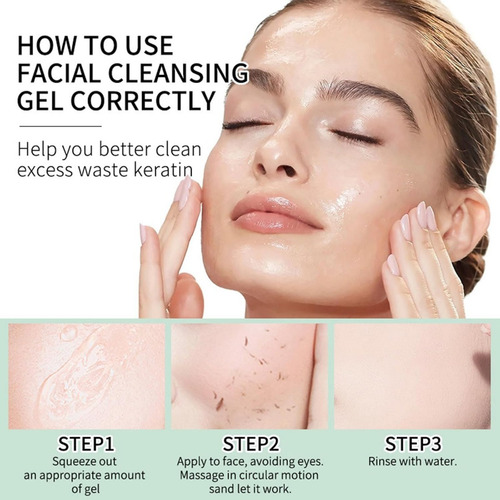 Gel Exfoliante Purificante Limpiador Exfoliante Facial