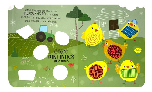 Esconde-esconde Animado! Toque & Sinta:cinco Pintinhos Perdidos, De Mammoth World. Editorial Todolivro, Capa Mole Em Português