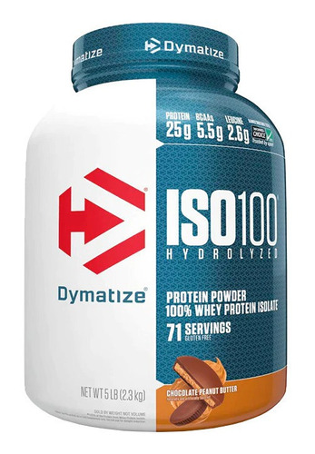 Proteina Iso 100 Dymatize Hidrolizada 5 Lbs