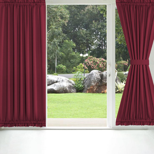 Cortina Para Puertas Corredizas De Cocina, 25 Pulgadas, Barr