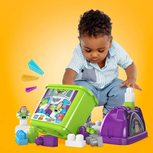 Mega Bloks Cubetas Disney Buzz Lightyear Original Mattel