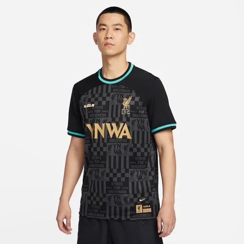 Camiseta liverpool negra y dorada hotsell