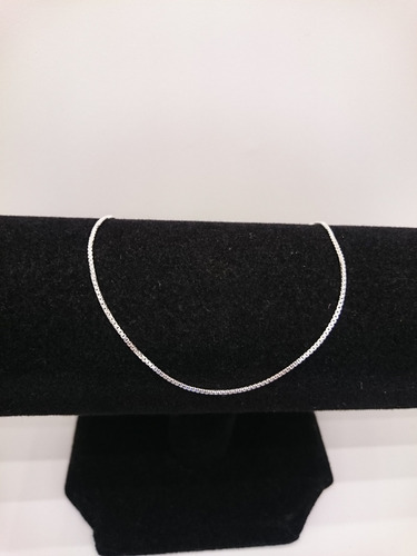 Imagem 3 de 7 de Tornozeleira Feminina Veneziana 25 Cm Prata 925 Legítima