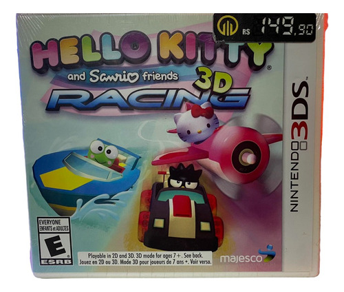 Hello Kity Racing 3ds Lacrado Usa 