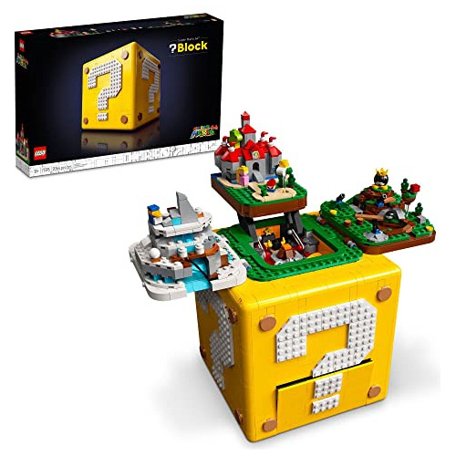 Lego Super Mario 64 Question Mark Block 71395, 3d Model Set