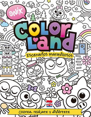 Libro Onix Colorland Escenarios Maravillosos Original