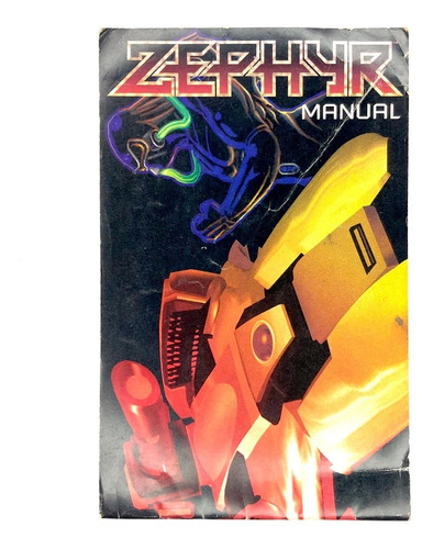 Zephyr - Manual Original Juego De Pc Game 1994 Vintage