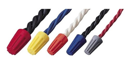 500x Conector De Torção Elétrico Emenda Fios Cabos 0,8 A 8mm Dmti