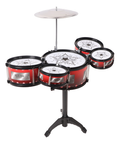 Batería Rock Jazz Instrumento Musical Bajo Set De Percusión
