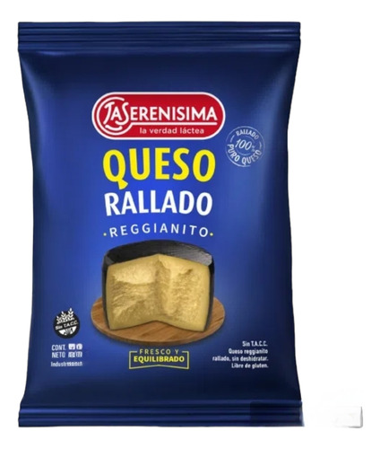 Queso Rallado La Serenísima Reggianito De 35g, Pack 10u