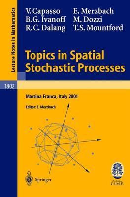Libro Topics In Spatial Stochastic Processes : Lectures G...