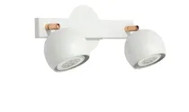 Comprar Lampara Aplique Techo Pared Gioluce Tini-gap-2 Luces Bocha Blanco Cobre