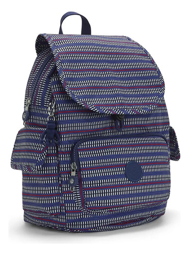 Mochila Kipling City Pack S Cor Blue Geo Print- Th8