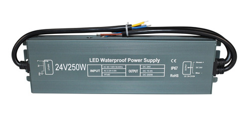 Fuente Poder 24v 250w 10.4a Transformador Exterior Ip67