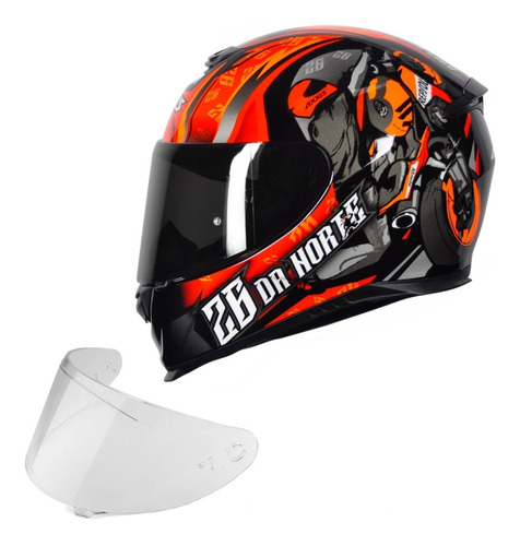 Capacete Axxis Eagle 26 Da Norte + Viseira Extra