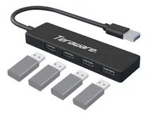 Comprar Hub Teraware Usb 4 Puertos, 3 X Usb 2.0, 1 X Udb 3.0