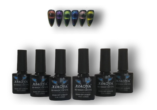 Gel Semipermanente Efecto Ojo De Gato 9d Marca Xiaoya