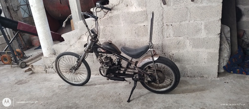 Bicicleta Chopper Con Motor De 2 Tiempos Motor 80 Cc