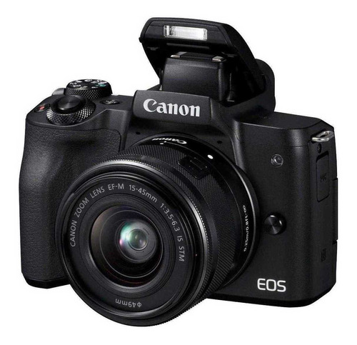 Imagen 1 de 4 de  Canon EOS Kit M50 15-45mm IS STM sin espejo color  negro 