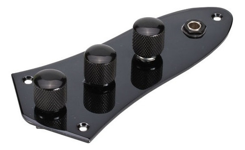 Placa De Control Precableada Negra Para Jazz Bass 20