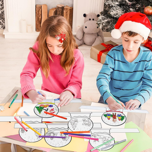 Kit De Manualidades Para Niños De 48 Piezas Para Globo Nieve