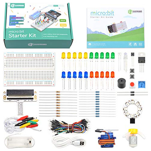 Kit Inicial De Micro:bit Para Niños Con 24 Accesorios