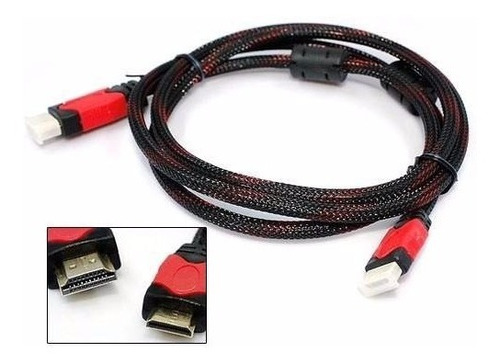 Cable Hdmi 3 Mts Blindado Malla Doble Filtro / Tecnofactory