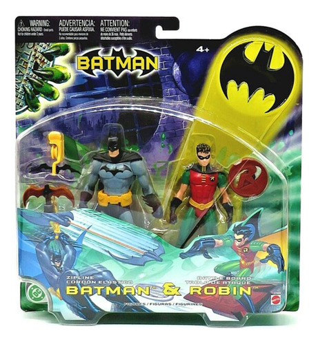 Set 2 Figuras Batman & Robin Mattel Dc 2003 - Superman Flash