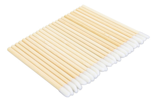Pincel De Labios Desechable, 100 Piezas, Mango De BambĂș, Por