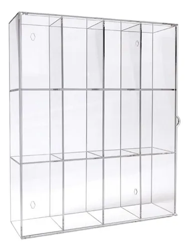 . Vitrina Acrílica De 3 Compartimentos Muñecas Juguetes