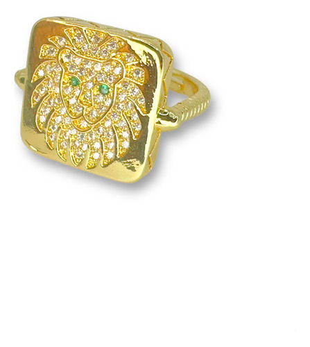 Anillo Para Mujer Sello De Honor Oro Laminado 18k Kako