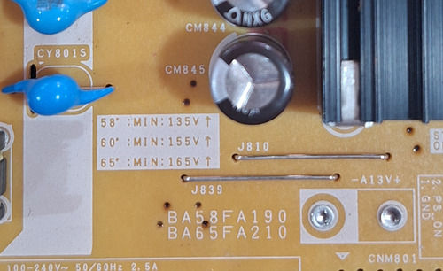 Fuente Samsung Un58tu690tf Ba58fa190 Version Xa11 (Usado)
