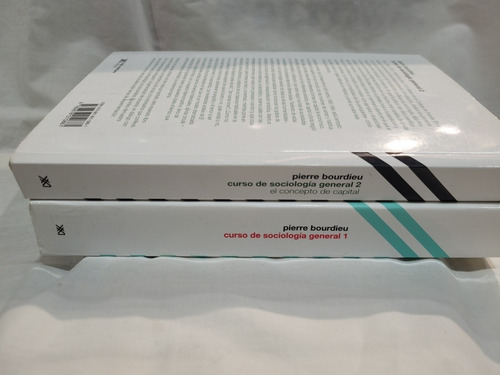 Imagen 2 de 10 de Curso De Sociologia General 1 Y 2 Pierre Bourdieu Siglo Xxi