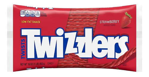 Twizzlers Strawberry Original Importado 453gr