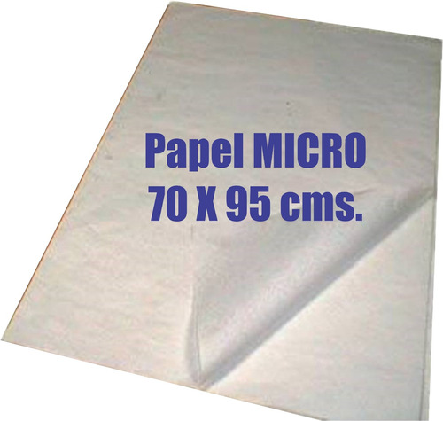 Papel Micro Blanco Corte Y Confección Patrones Calca 100 Hjs