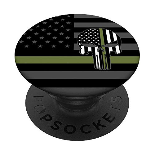 Thin Green Line Popsockets Army Military Usa Flag Cvtxu