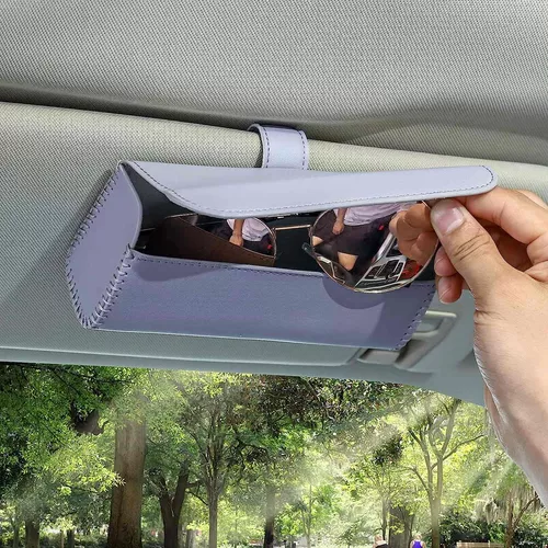 1 soporte para gafas parasol magnético para coche estuche organizador para  carro