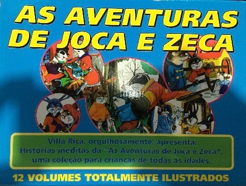 Livro Aventuras De Joca E Zeca 12 Vols  